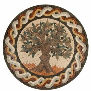 Olive Grove Mosaic – 40 x 40 cm